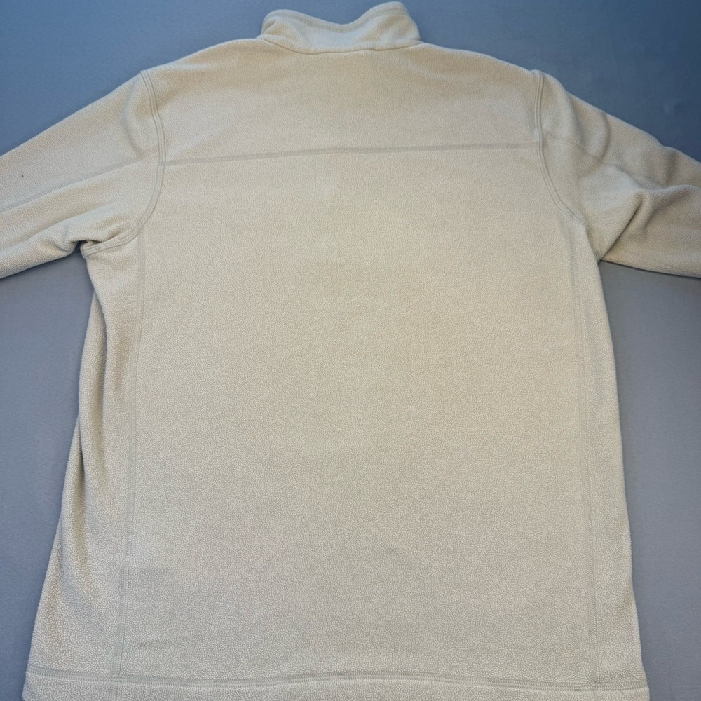 Patagonia Micro D Fleece 1/4 Zip Pullover Sweater Tan Women's Size M - Picture 7 of 9